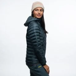 Bergans Of Norway Senja Down Light W Jacket W/Hood Orion Blue / Green Oasis -Bergans Of Norway shop 8747 21476 2