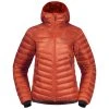 Bergans Of Norway Senja Down Light W Jacket W/Hood Fiesta / Orion Blue