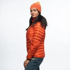 Bergans Of Norway Senja Down Light W Jacket W/Hood Fiesta / Orion Blue -Bergans Of Norway shop 8747 21478 4