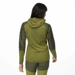 Bergans Of Norway Cecilie Light Insulated Hybrid Jacket Dark Olive Green / Trail Green -Bergans Of Norway shop 8819 25281 5