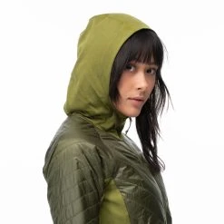 Bergans Of Norway Cecilie Light Insulated Hybrid Jacket Dark Olive Green / Trail Green -Bergans Of Norway shop 8819 25281 7