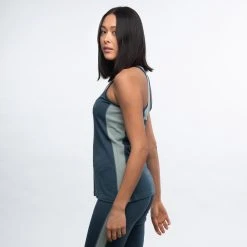 Bergans Of Norway Cecilie Active Wool Singlet Orion Blue / Misty Forest -Bergans Of Norway shop 8821 21477 7