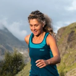 Bergans Of Norway Cecilie Active Wool Singlet Deep Sea Blue / Clear Ice Blue -Bergans Of Norway shop 8821 21684 2