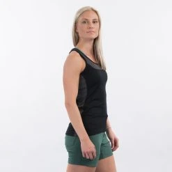 Bergans Of Norway Cecilie Active Wool Singlet Black / Solid Charcoal -Bergans Of Norway shop 8821 2851 2