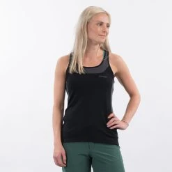 Bergans Of Norway Cecilie Active Wool Singlet Black / Solid Charcoal -Bergans Of Norway shop 8821 2851 4