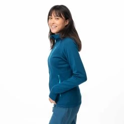 Bergans Of Norway Cecilie Wool Hood Jacket Deep Sea Blue -Bergans Of Norway shop 8824 21635 4