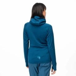 Bergans Of Norway Cecilie Wool Hood Jacket Deep Sea Blue -Bergans Of Norway shop 8824 21635 6