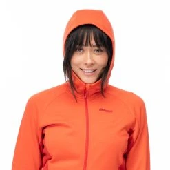 Bergans Of Norway Cecilie Wool Hood Jacket Energy Red / Red Leaf -Bergans Of Norway shop 8824 21679 5