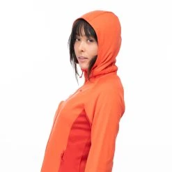 Bergans Of Norway Cecilie Wool Hood Jacket Energy Red / Red Leaf -Bergans Of Norway shop 8824 21679 6