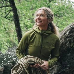 Bergans Of Norway Cecilie Wool Hood Jacket Trail Green / Dark Olive Green -Bergans Of Norway shop 8824 25280 3