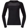 Bergans Of Norway Cecilie Wool Long Sleeve Black / Solid Charcoal -Bergans Of Norway shop 8825 2851