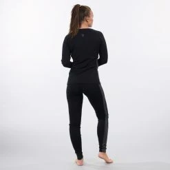 Bergans Of Norway Cecilie Wool Long Sleeve Black / Solid Charcoal -Bergans Of Norway shop 8825 2851 6