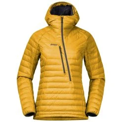 Bergans Of Norway Cecilie Down Light Anorak Light Golden Yellow / Solid Dark Grey