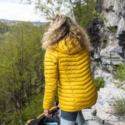Bergans Of Norway Cecilie Down Light Anorak Light Golden Yellow / Solid Dark Grey -Bergans Of Norway shop 8831 13426 2