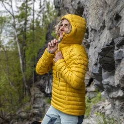 Bergans Of Norway Cecilie Down Light Anorak Light Golden Yellow / Solid Dark Grey -Bergans Of Norway shop 8831 13426 3