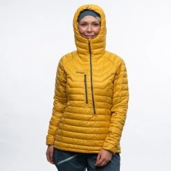 Bergans Of Norway Cecilie Down Light Anorak Light Golden Yellow / Solid Dark Grey -Bergans Of Norway shop 8831 13426 8