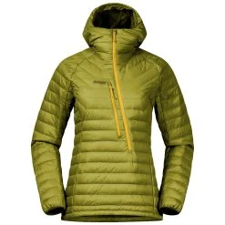 Bergans Of Norway Cecilie Down Light Anorak Trail Green / Dark Olive Green