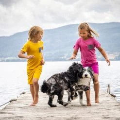 Bergans Of Norway Myske Wool Kids Tee Light Golden Yellow -Bergans Of Norway shop 8912 21349 5