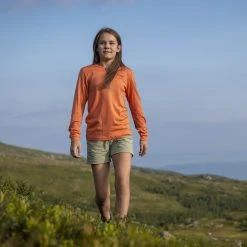 Bergans Of Norway Myske Wool Youth Shirt Cantaloupe -Bergans Of Norway shop 8914 14189 2