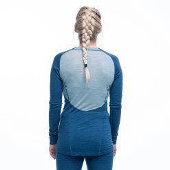 Bergans Of Norway Inner:Light W Long Sleeve Orion Blue / Misty Forest -Bergans Of Norway shop 8923 21477 6