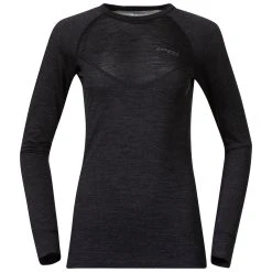 Bergans Of Norway Inner:Light W Long Sleeve Solid Charcoal