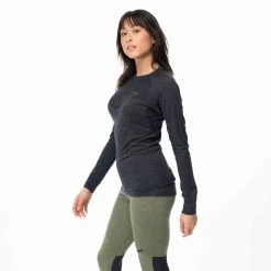 Bergans Of Norway Inner:Light W Long Sleeve Solid Charcoal -Bergans Of Norway shop 8923 2618 4