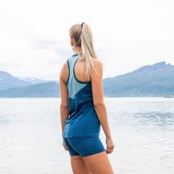 Bergans Of Norway Inner:Light W Singlet Orion Blue / Misty Forest -Bergans Of Norway shop 8928 21477 3