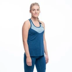 Bergans Of Norway Inner:Light W Singlet Orion Blue / Misty Forest -Bergans Of Norway shop 8928 21477 5