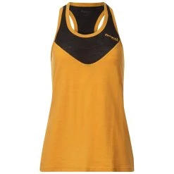 Bergans Of Norway Inner:Light W Singlet Golden Yellow / Solid Charcoal