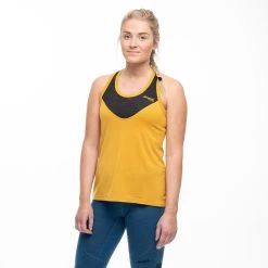 Bergans Of Norway Inner:Light W Singlet Golden Yellow / Solid Charcoal -Bergans Of Norway shop 8928 21739 6