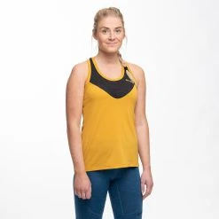 Bergans Of Norway Inner:Light W Singlet Golden Yellow / Solid Charcoal -Bergans Of Norway shop 8928 21739 7