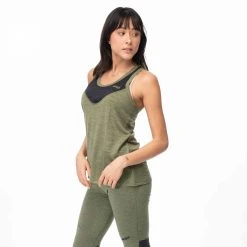 Bergans Of Norway Inner:Light W Singlet Olive Green / Solid Charcoal -Bergans Of Norway shop 8928 25359 4