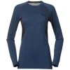 Bergans Of Norway Inner:Pure W Long Sleeve Orion Blue / Solid Charcoal