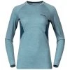 Bergans Of Norway Inner:Pure W Long Sleeve Smoke Blue / Orion Blue