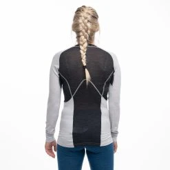 Bergans Of Norway Inner:Pure W Long Sleeve Aluminium / Solid Charcoal -Bergans Of Norway shop 8933 21738 5