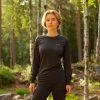 Bergans Of Norway Inner:Pure W Long Sleeve Solid Charcoal -Bergans Of Norway shop 8933 2618