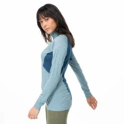 Bergans Of Norway Inner:Pure W Half Zip Smoke Blue / Orion Blue -Bergans Of Norway shop 8935 21638 4