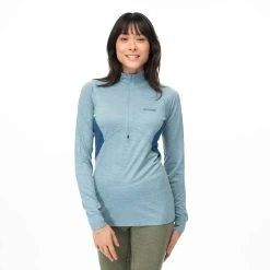 Bergans Of Norway Inner:Pure W Half Zip Smoke Blue / Orion Blue -Bergans Of Norway shop 8935 21638 5