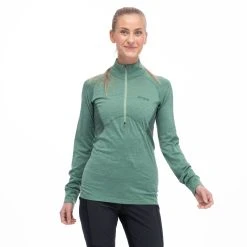 Bergans Of Norway Inner:Pure W Half Zip Jade Green / Dark Jade Green -Bergans Of Norway shop 8935 25319 5