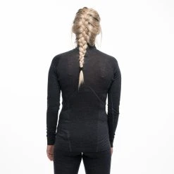 Bergans Of Norway Inner:Pure W Half Zip Solid Charcoal -Bergans Of Norway shop 8935 2618 2