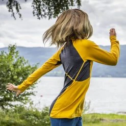 Bergans Of Norway Inner:Pure Youth Half Zip Golden Yellow / Solid Charcoal -Bergans Of Norway shop 8946 21739 2