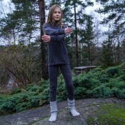 Bergans Of Norway Inner:Pure Youth Tights Solid Dark Grey -Bergans Of Norway shop 8947 2617 3