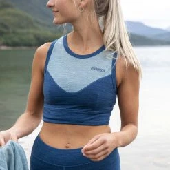 Bergans Of Norway Inner:Light W Top Orion Blue / Misty Forest -Bergans Of Norway shop 8958 21477 1