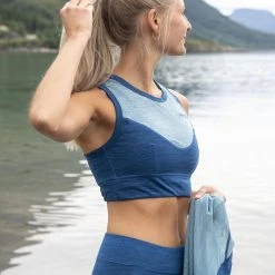 Bergans Of Norway Inner:Light W Top Orion Blue / Misty Forest -Bergans Of Norway shop 8958 21477 2