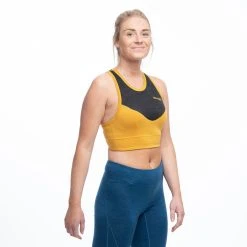 Bergans Of Norway Inner:Light W Top Golden Yellow / Solid Charcoal -Bergans Of Norway shop 8958 21739 5