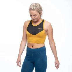 Bergans Of Norway Inner:Light W Top Golden Yellow / Solid Charcoal -Bergans Of Norway shop 8958 21739 7