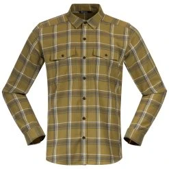 Bergans Of Norway Tovdal Shirt Olive Green / Dark Green Mud Check