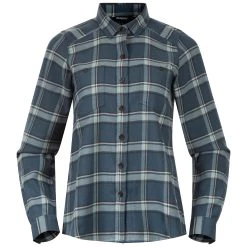 Bergans Of Norway Tovdal W Shirt Orion Blue / Misty Forest Check