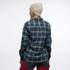 Bergans Of Norway Tovdal W Shirt Orion Blue / Misty Forest Check -Bergans Of Norway shop 9135 21509 4