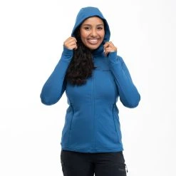 Bergans Of Norway Ulstein Wool Hood W Jacket North Sea Blue -Bergans Of Norway shop 9141 24116 3